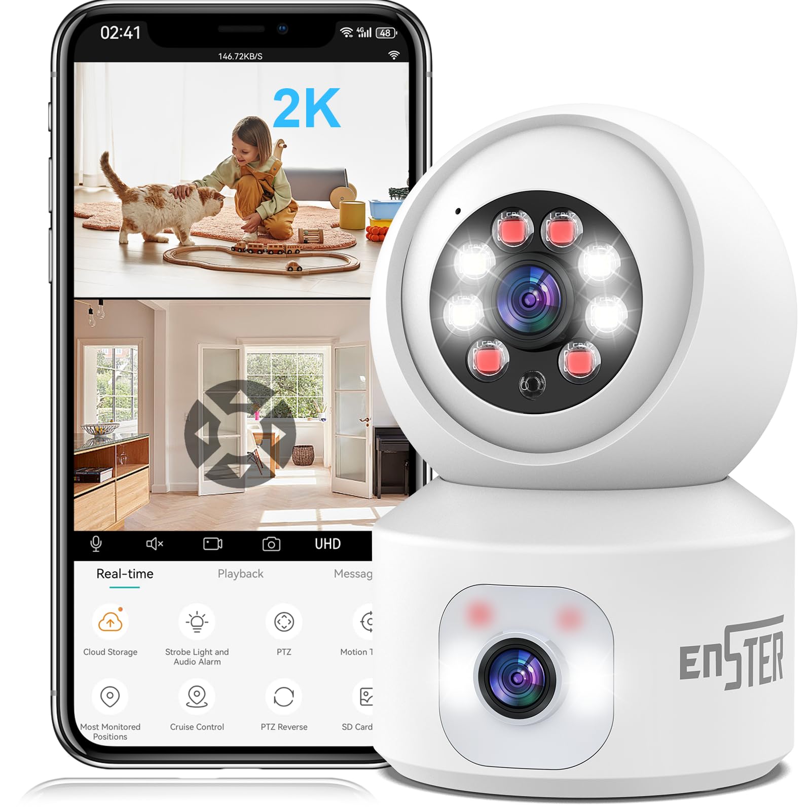 Aoqee Camera Surveillance Intérieur